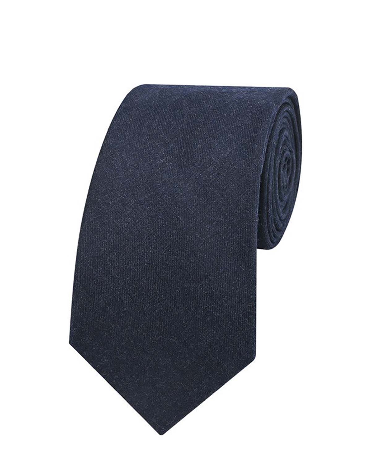 Wool Solid Color Business Texture Tie-T8
